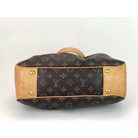 Louis Vuitton Handbag BOETIE PM Monogram Brown Canvas Hobo Tote Bag - Picture 6 of 12